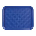 Bandeja de plástico para fast food Kristallon grande azul