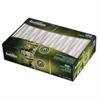 Velas cónicas Bolsius 254mm blanco