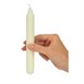 Velas de bistro Bolsius 201mm marfil