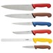 Juego de cuchillos de cocina Hygiplas codificados por color y estuche