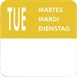 Juego de etiquetas de días de la semana Vogue