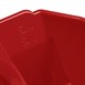 Cubo de fregona con código de color Jantex rojo