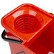 Cubo de fregona con código de color Jantex rojo