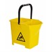 Cubo de fregona con código de color Jantex amarillo