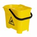 Cubo de fregona con código de color Jantex amarillo