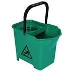 Cubo de fregona con código de color Jantex verde