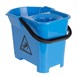 Cubo de fregona con código de color Jantex azul