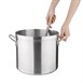 Cacerola alta aluminio 15,1L Vogue