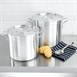 Olla recta aluminio Vogue 37,8L