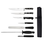 Juego de cuchillos y estuche Deglon Sabatier 7 piezas