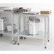 Mesa de trabajo sin peto Vogue acero inoxidable 600mm de profundidad