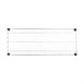 Estante de pared de alambre trenzado Vogue 910mm