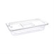 Contenedor Gastronorm GN1/3 policarbonato transparente 65mm Vogue