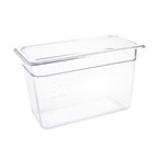 Contenedor Gastronorm GN1/3 policarbonato transparente 200mm Vogue