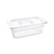 Contenedor Gastronorm GN1/4 policarbonato transparente 100mm Vogue