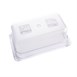 Contenedor Gastronorm GN1/4 policarbonato transparente 100mm Vogue