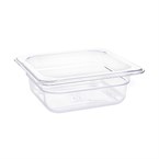 Contenedor Gastronorm GN1/6 policarbonato transparente 65mm Vogue