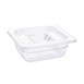 Contenedor Gastronorm GN1/6 policarbonato transparente 65mm Vogue