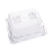 Contenedor Gastronorm GN1/6 policarbonato transparente 65mm Vogue