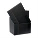 Juego porta-menús Securit con caja de almacenaje A4 negro (Caja 20)