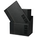 Juego porta-menús Securit con caja de almacenaje A4 negro (Caja 20)