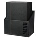 Juego porta-menús Securit con caja de almacenaje A4 negro (Caja 20)