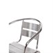 Silla con brazos Bolero aluminio apilable (Juego 4)