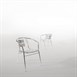 Silla con brazos Bolero aluminio apilable (Juego 4)