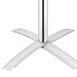 Mesa redonda abatible Bolero 60cm acero inoxidable
