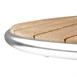 Mesa redonda abatible Bolero 60cm fresno