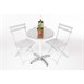 Mesa bistro redonda Bolero 60cm acero inoxidable