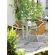 Mesa bistro redonda apilable Bolero 60cm acero inoxidable