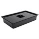 Contenedor Gastronorm policarbonato 100mm negro Vogue