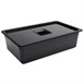 Contenedor Gastronorm policarbonato 150mm negro Vogue