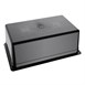 Contenedor Gastronorm policarbonato 200mm negro Vogue