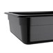 Contenedor Gastronorm policarbonato tamaño medio 100mm negro Vogue