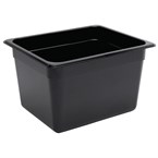 Contenedor Gastronorm policarbonato tamaño medio 200mm negro Vogue
