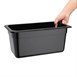 Contenedor Gastronorm policarbonato un tercio 150mm negro Vogue