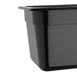 Contenedor Gastronorm policarbonato un tercio 150mm negro Vogue