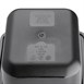 Contenedor Gastronorm policarbonato un sexto 100mm negro Vogue