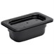 Contenedor Gastronorm policarbonato un noveno 65mm negro Vogue