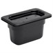 Contenedor Gastronorm policarbonato un noveno 100mm negro Vogue