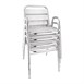 Sillones apilable Bolero 780mm aluminio