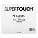Guantes desechables Azul