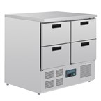 Refrigerador mostrador compacto 4 puertas 240L Polar Serie G
