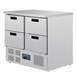 Refrigerador mostrador compacto 4 puertas 240L Polar Serie G