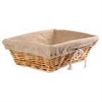 Cesta de mimbre Olympia rectangular
