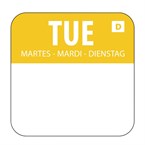 Etiquetas solubles de rotación de alimentos Vogue Martes