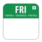 Etiquetas solubles de rotación de alimentos Vogue Viernes