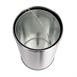 Papelera de acero inoxidable Bolero 40L plata